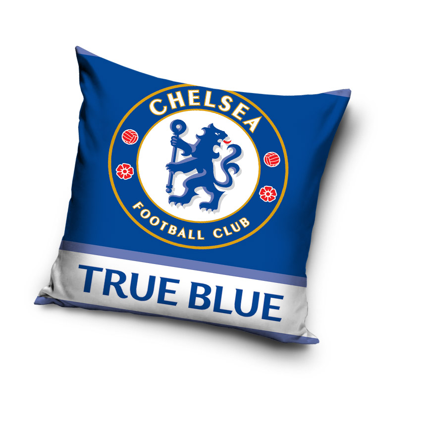 Dekoracyjne niebieskie poduszki Chelsea Football Club