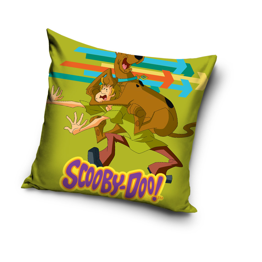 Kudłaty i Scooby Doo dekoracyjne zielone poduszki