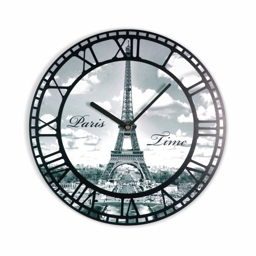 Vintage zegar ścienny Paryż