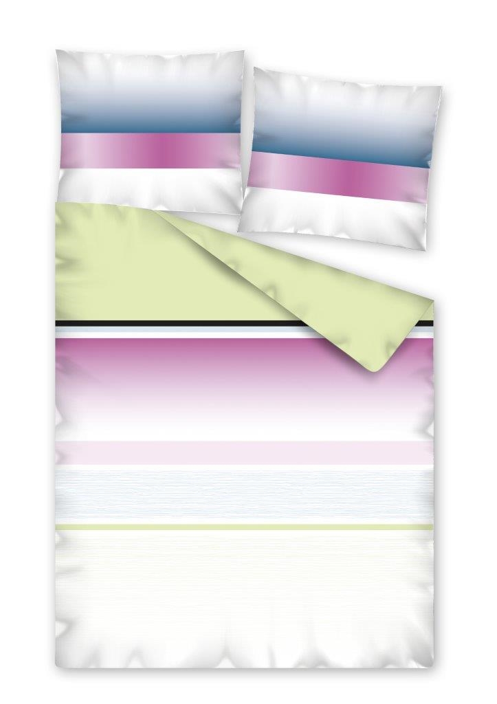 Dekoracyjne pościele w kolorowe paski na łóżko do sypialni