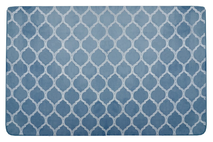 140x200 antypoślizgowe pluszowe dywany przyjemne w dotyku koloru niebieskiego