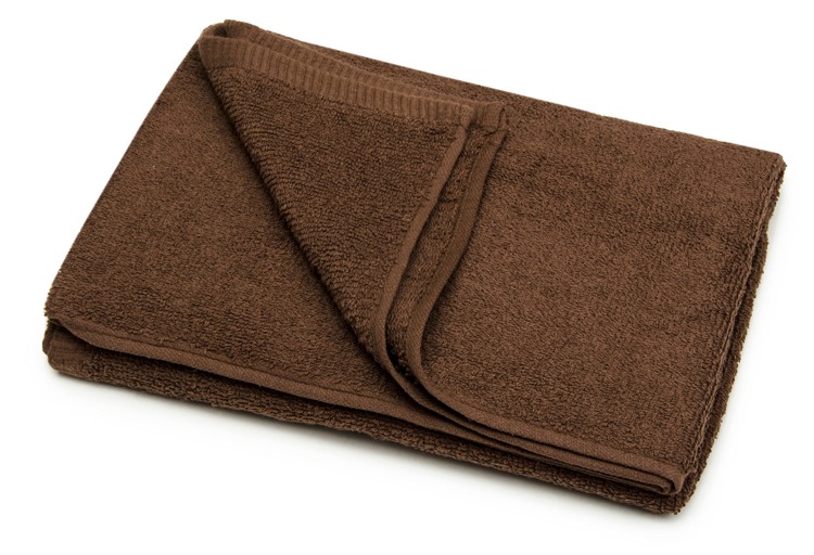 Łatwo chłonne brązowe ręczniki bawełniane