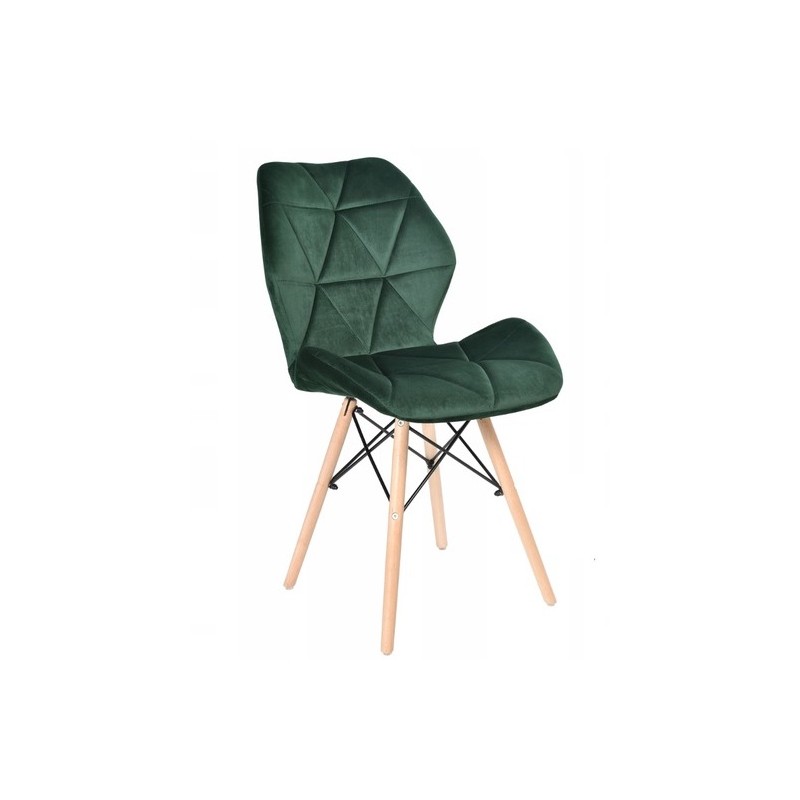 Miękkie krzesło zielone