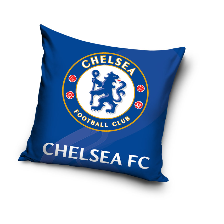 Poduszki dziecięce koloru niebieskiego z logo klubu Chelsea