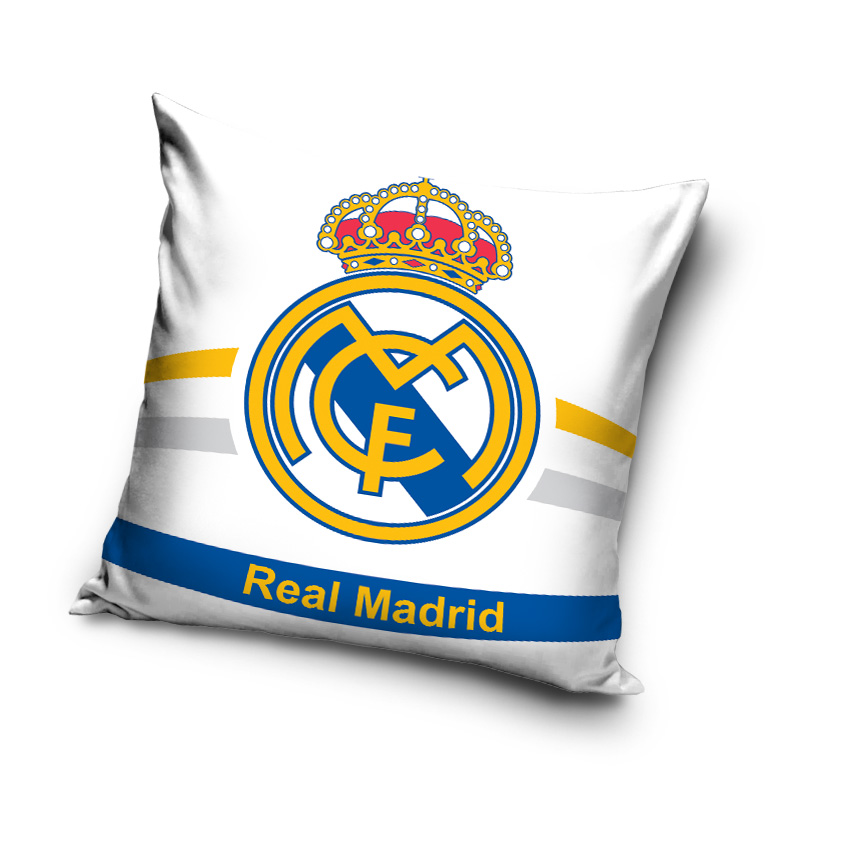 Poduszki dla dziecka w kolorze białym z logo klubu Real Madrid