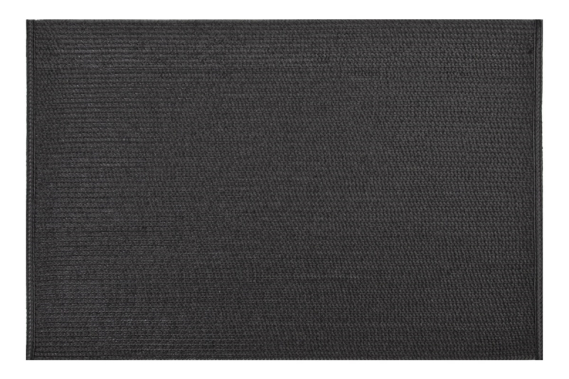 Podkładka prostokątna pod talerze w kolorze czarnym 