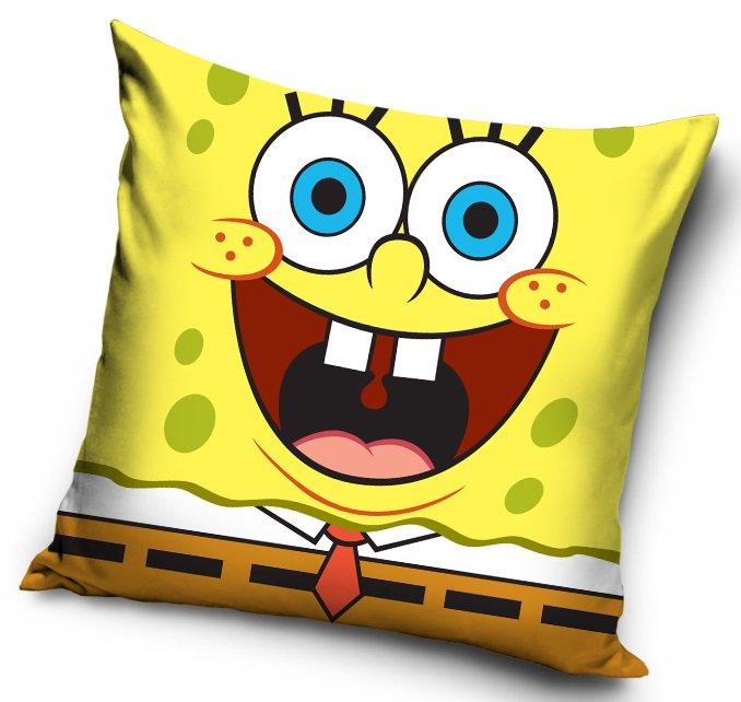 Dziecięca poszewka na poduszkę ze Spongebobem