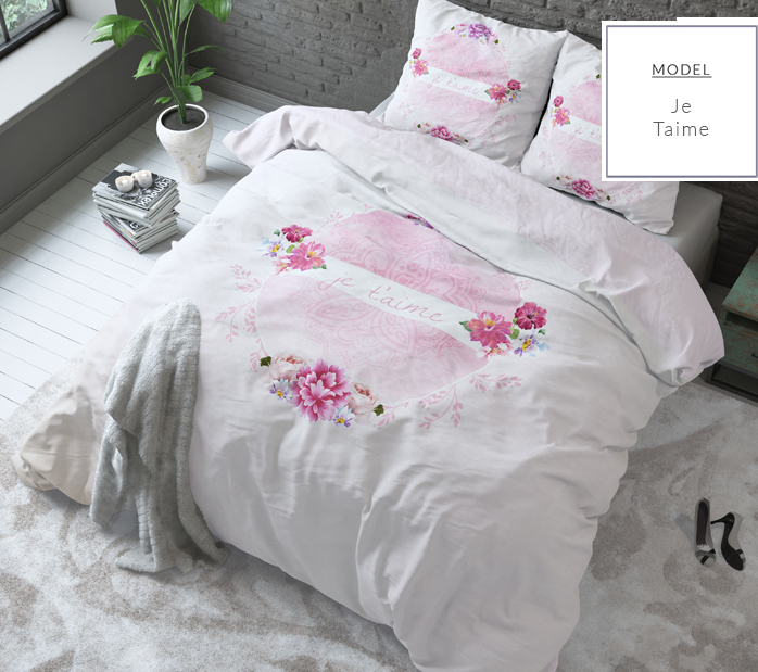 Dekoracyjna młodzieżowa pościel 200x220 na łóżko do pokoju z motywem kwiatowym