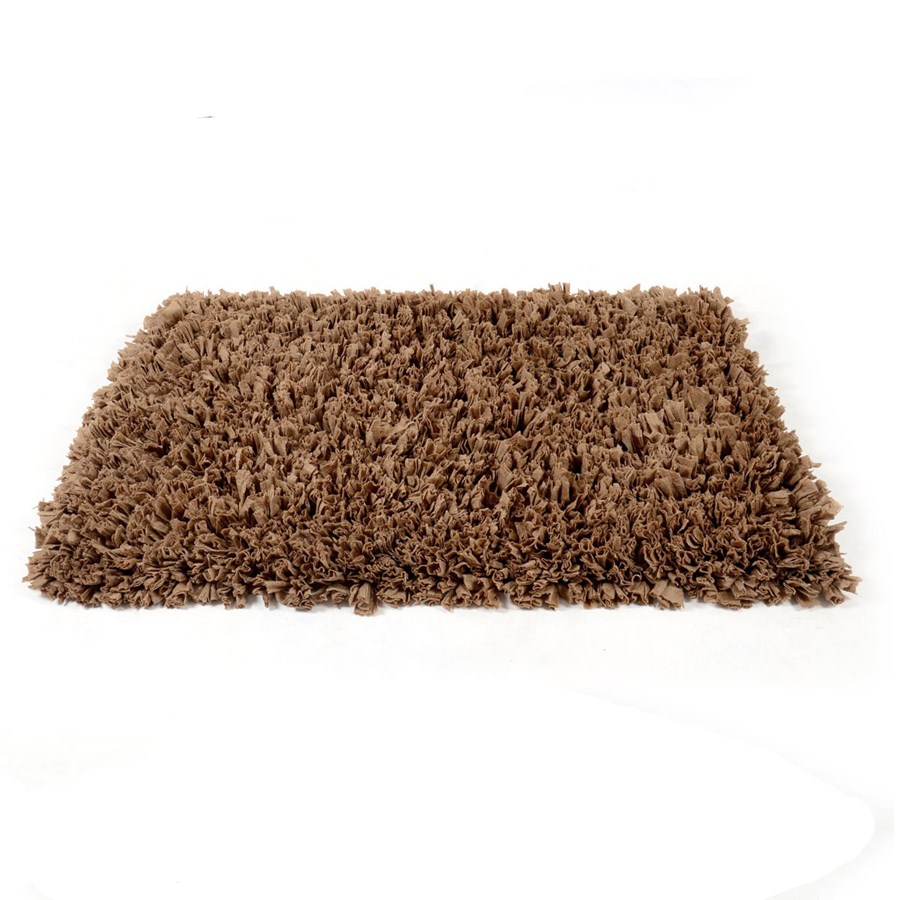 Najwyższej jakości ręcznie robione dywaniki łazienkowe w kolorze brązowym