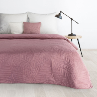 Nowoczesna różowa narzuta na łóżko